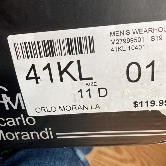 Carlo Morandi blue suede shoes - Picture 8 of 8